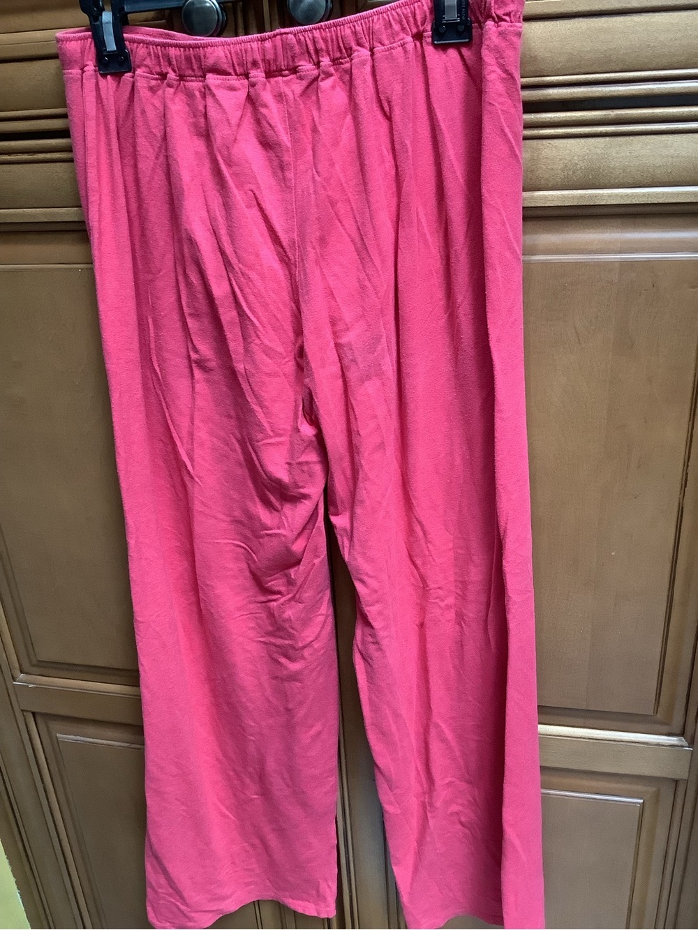 RED WIDE LEG PJs - Picture 2 of 3